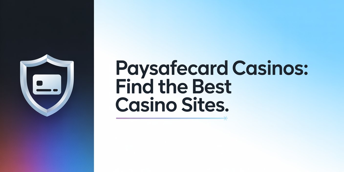 Paysafecard Casinos: Find the Best Casino Sites